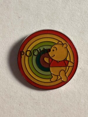 JDS - Pooh - Circle - Rainbow Pooh Pin