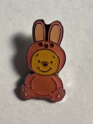 Pooh dressed as Easter Bunny Pin