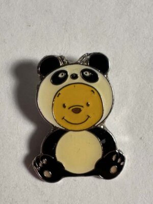 Pooh dressed as a Panda pin