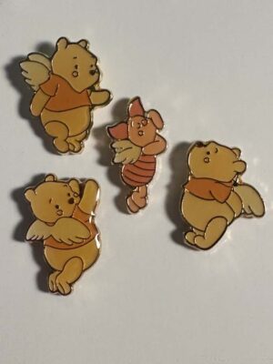 Japan - Pooh and Piglet Christmas Angels Set - JDS Pins