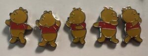 Japan - Dancing Pooh Set - Mini Pin - JDS Pin Set