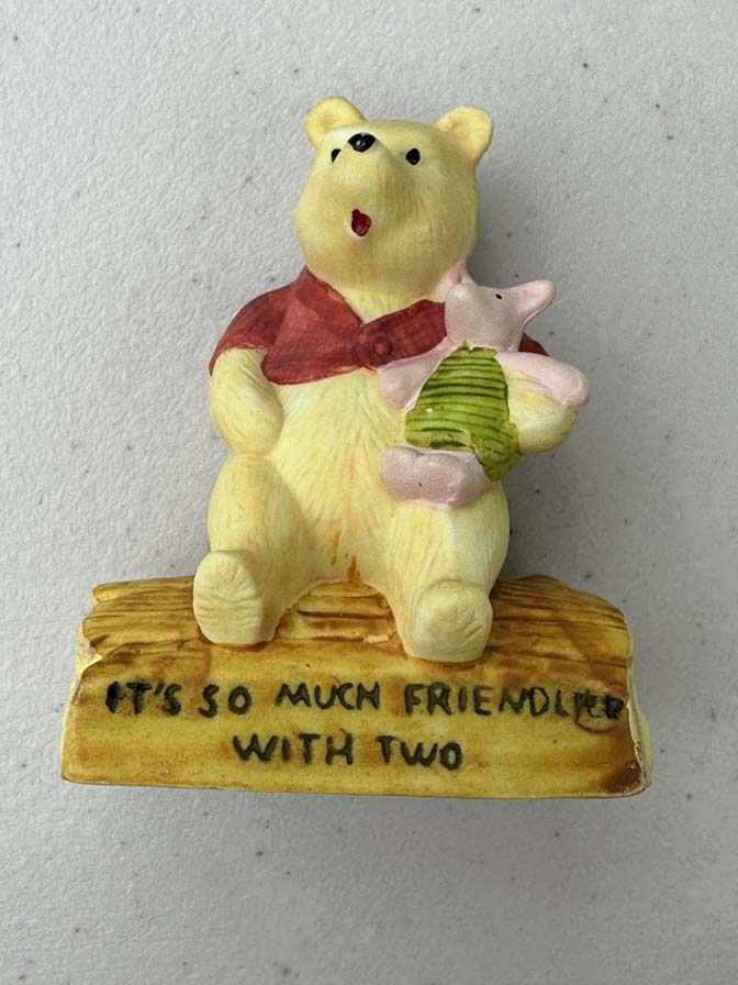 1988 Classic Winnie the Pooh and Piglet figurine - Image 5