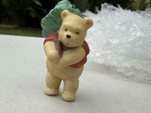 Winnie the Pooh classic figural bisque ornament from 1988