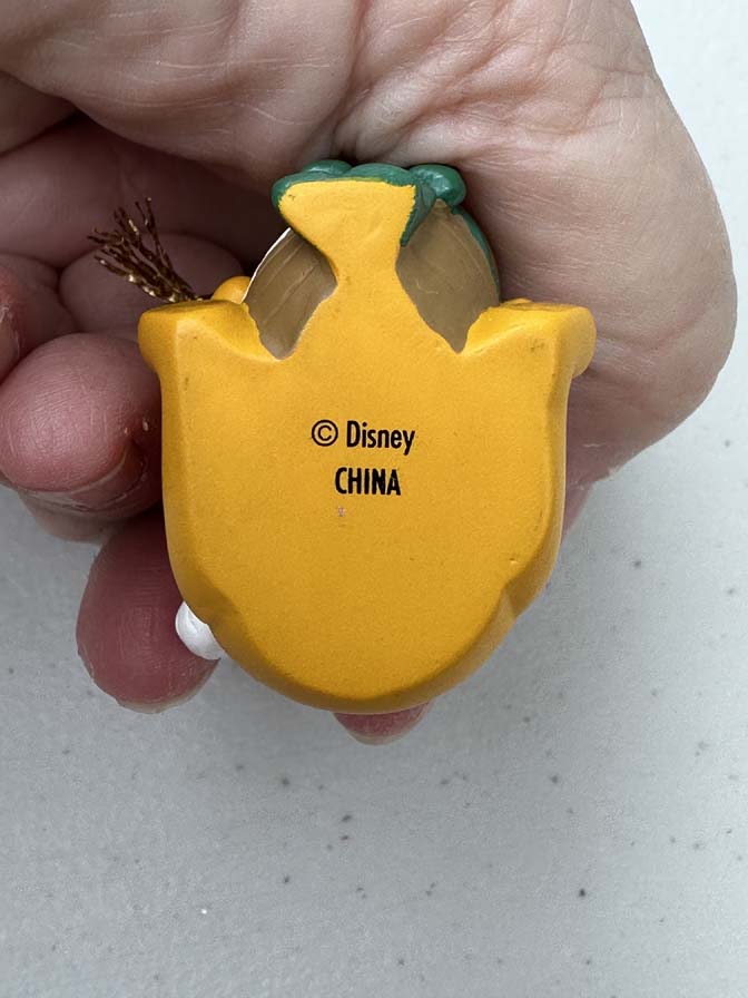 Hallmark Disney Santa Hat Winnie the Pooh with Honey Pot Christmas ornament - Image 3