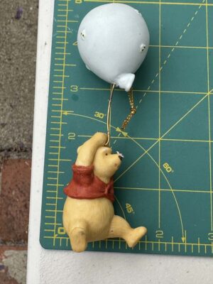 Walt Disney Pooh Bear Balloon Bee Ornament