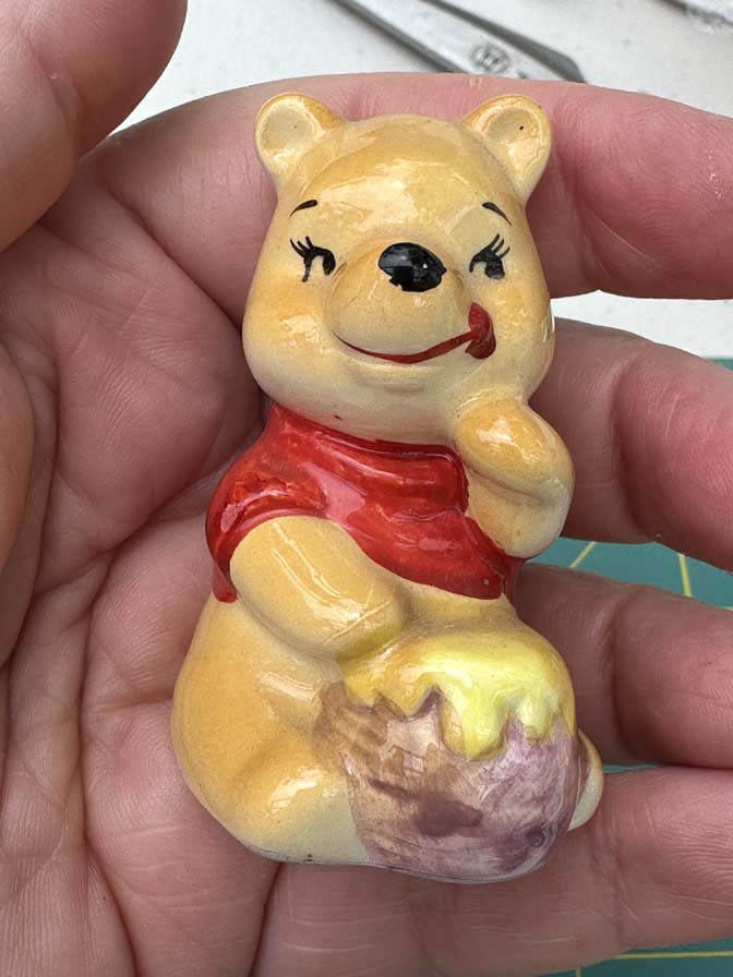 Walt Disney Productions Winnie the Pooh ceramic figurine made in Japan