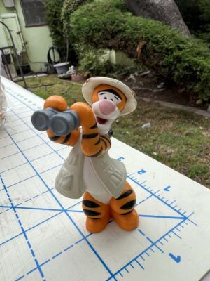 Tigger as an explorer PVC figurine