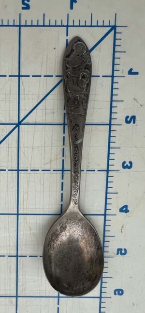 Vintage Mickey Mouse silver-plated baby or child?s spoon