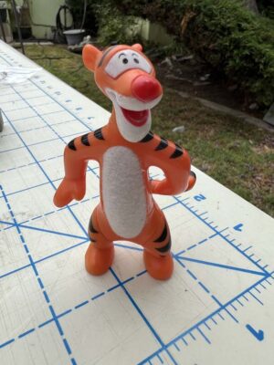 McDonald's Happy Meal premium Tigger with flocked stomach PVC