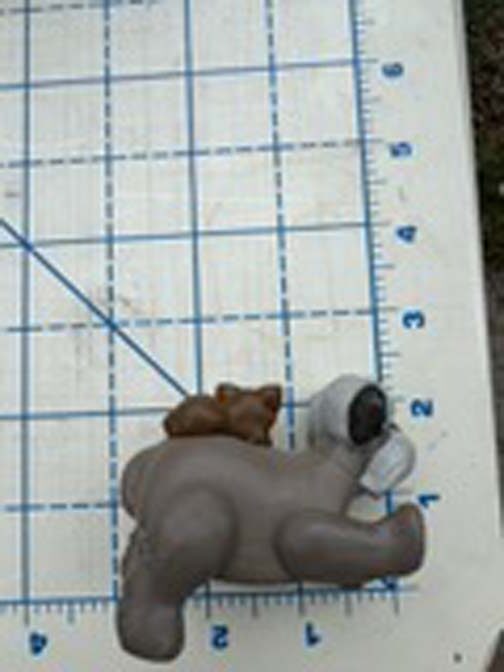 Disney 101 Dalmatians Colonel Dog and Sergeant Tibbs Cat toy figure PVC - Image 2