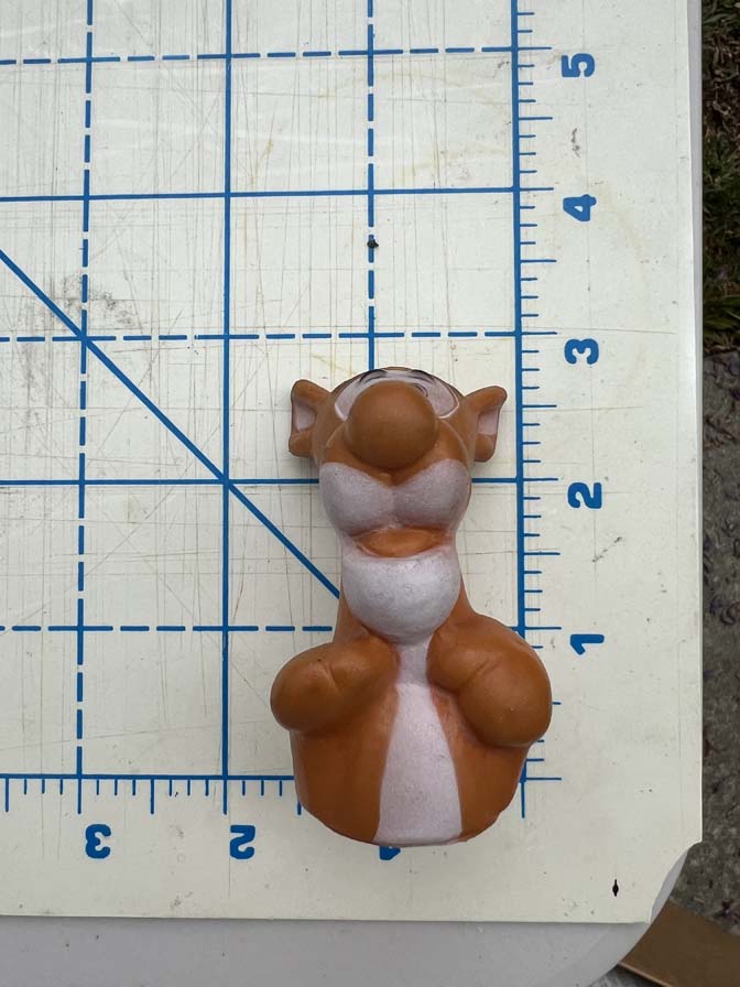 Tigger finger puppet PVC - Image 3
