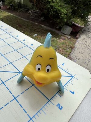 Flounder figure from Disney's The Little Mermaid PVC