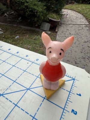 Piglet PVC on Brown triangle base