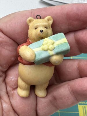 Winnie the Pooh "Just What They Wanted" Christmas ornament, produced by Hallmark in 2001