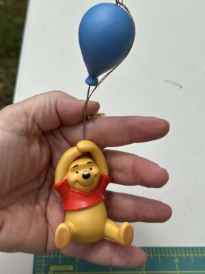 WDCC Winnie the Pooh with Balloon Up To The Honey Tree Ornament