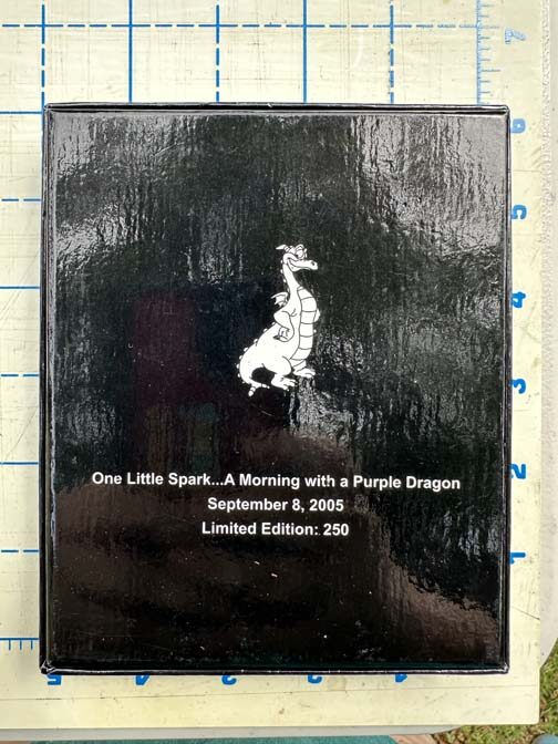 Disney jumbo pin features Figment riding a red Epcot Center rocket - Image 5
