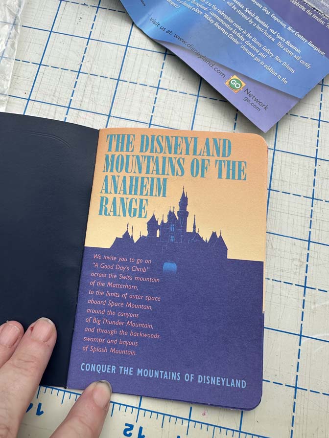 complete 1999 Disneyland 44th Anniversary "Conquering the Mountains" collector's set - Image 13
