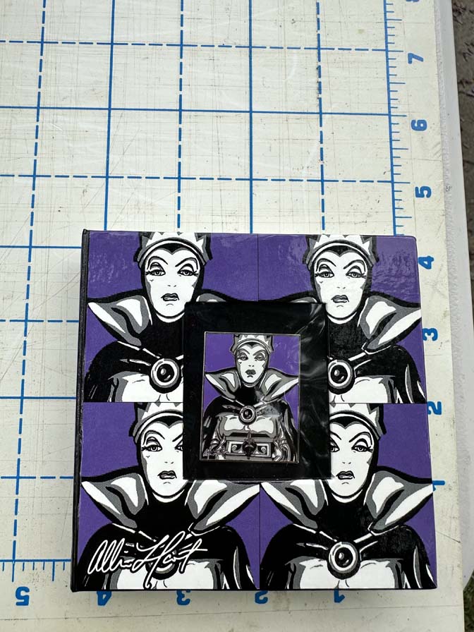 Disney Pin Boxed Evil Queen Art Allison Leftcort Color Portrait Snow White - Image 6