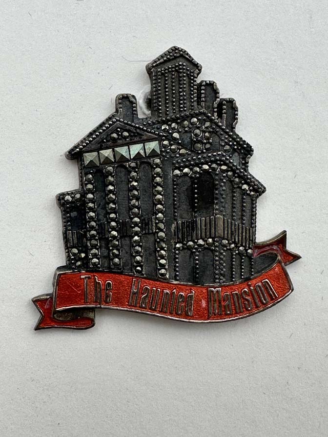 Disney Haunted Mansion "O'Pin House" limited edition pin made of sterling silver and marcasite stones - Image 4