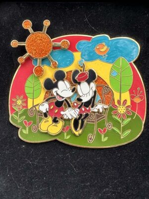 Disney Featured Artist jumbo pin titled "Sunny Day At The Park"