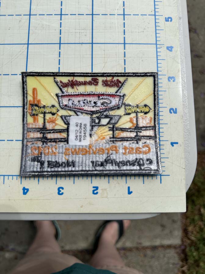 Disney Cast Member exclusive patch created for the 2012 Cars Land Cast Previews - Image 2