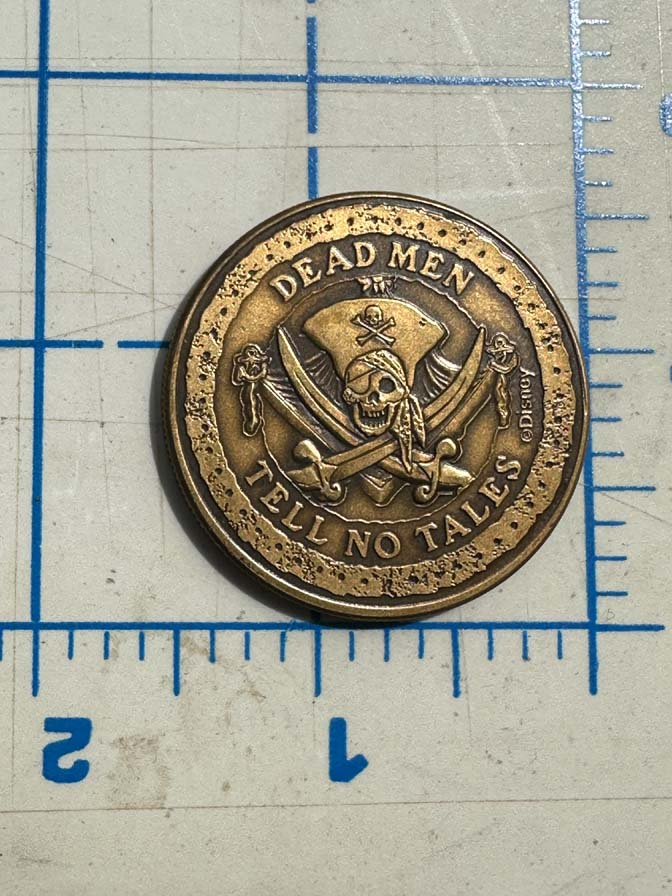 Disneyland 2006 Pirates of the Caribbean Coin in plastic sleeve - Image 4