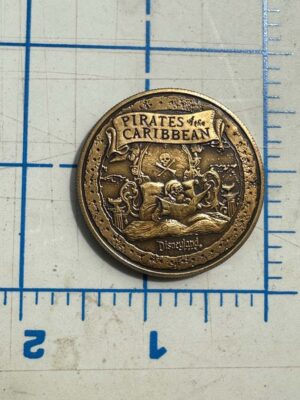 Disneyland 2006 Pirates of the Caribbean Coin in plastic sleeve