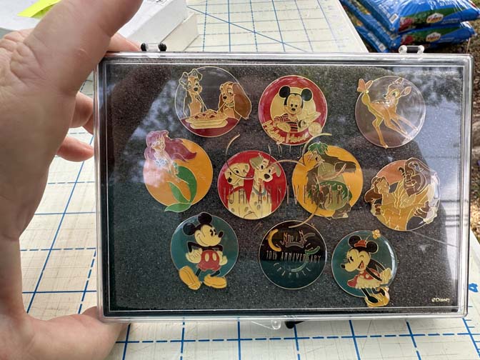 Disney 10th Anniversary Plate Pin Set - Image 3