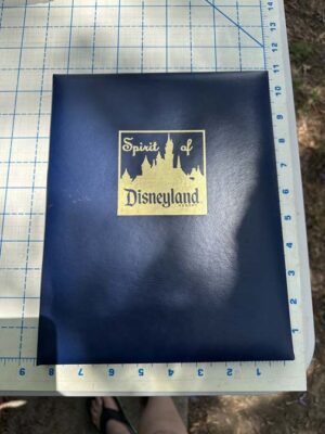 Cast Spirit of Disney award folder