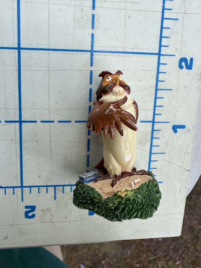 Disney Tiny Kingdom Winnie the Pooh Owl figurine