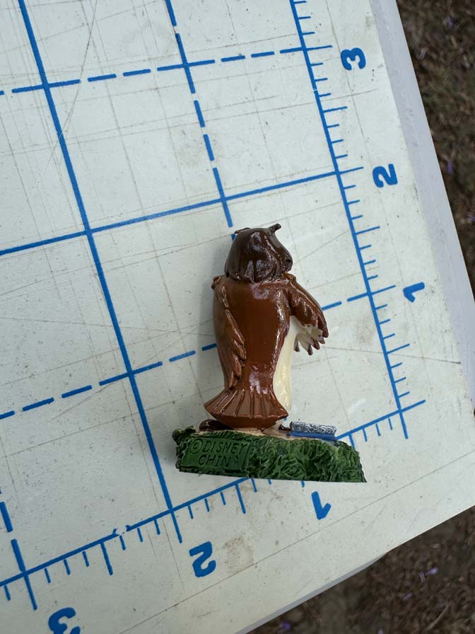 Disney Tiny Kingdom Winnie the Pooh Owl figurine - Image 2