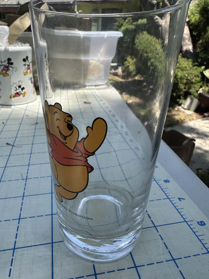 Vintage Winnie-the-Pooh glass tumbler - Image 2