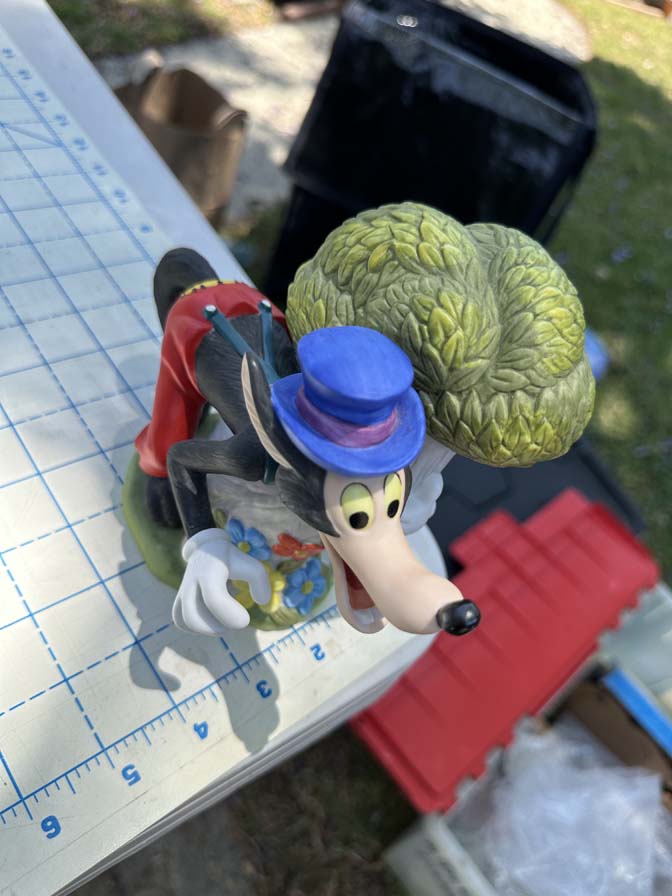 Walt Disney Three Little Pigs The Big Bad Wolf Figurine - Image 4