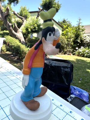 Vintage ceramic or bisque figurine of the Goofy