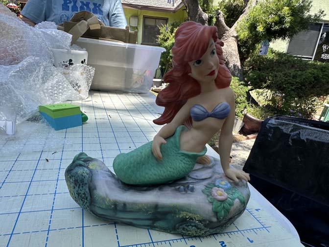 1989 Disney The Little Mermaid Ariel porcelain bisque maquette figure statue - Image 2
