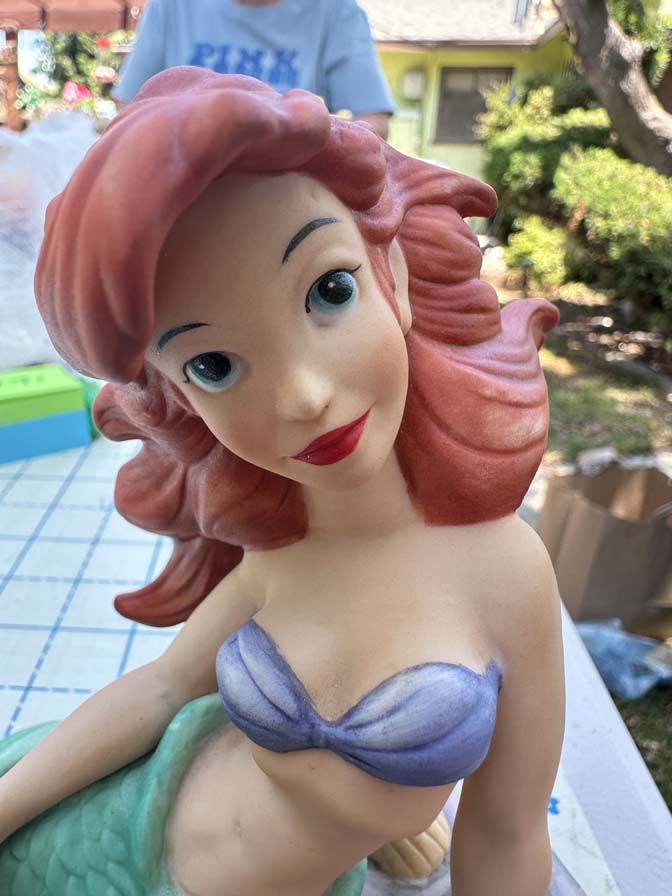 1989 Disney The Little Mermaid Ariel porcelain bisque maquette figure statue - Image 5