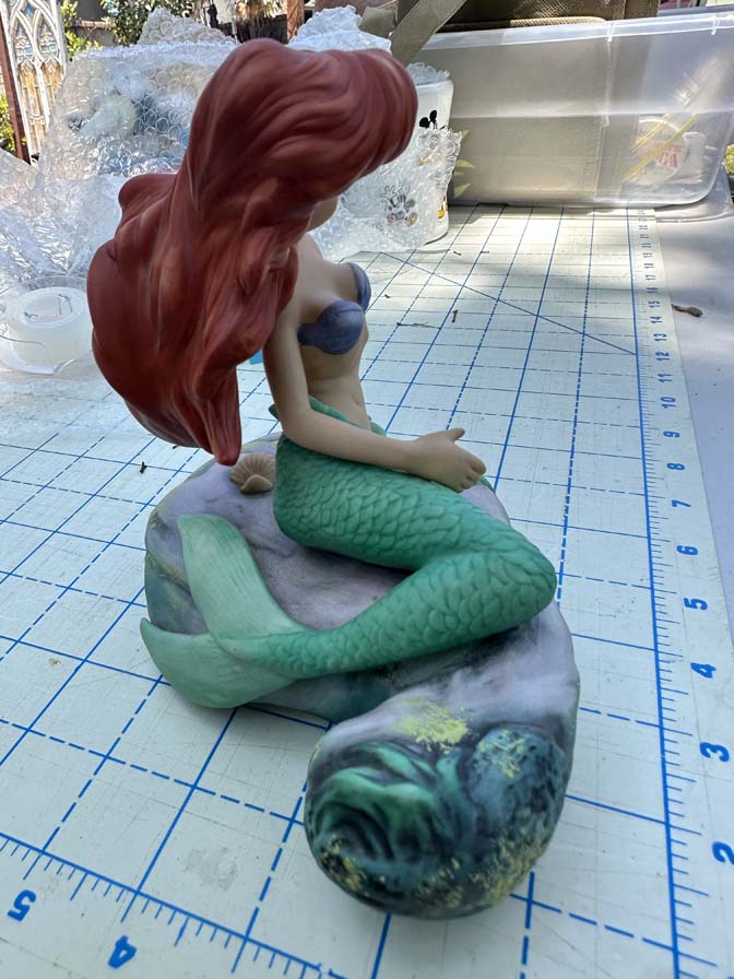 1989 Disney The Little Mermaid Ariel porcelain bisque maquette figure statue - Image 6