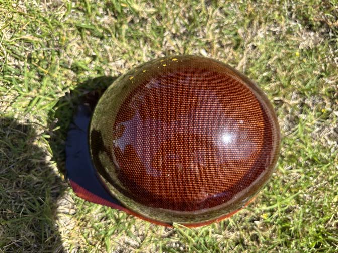 Walt Disney Imagineering (WDI) hard hat, JOE name specifically featuring a red carbon-fiber style finish and Sorcerer Mickey Mouse. - Image 11