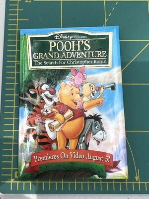 Disney Promotional Button featuring artwork from the Pooh's Grand Adventure: The Search for Christopher Robin movie