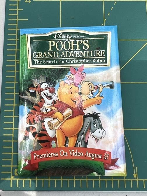 Disney Promotional Button featuring artwork from the Pooh's Grand Adventure: The Search for Christopher Robin movie