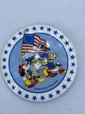 Walt Disney Productions Bicentennial button from 1976