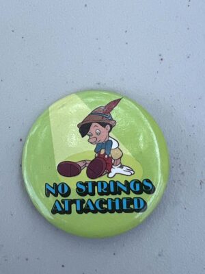 1988 Disney Pinocchio button