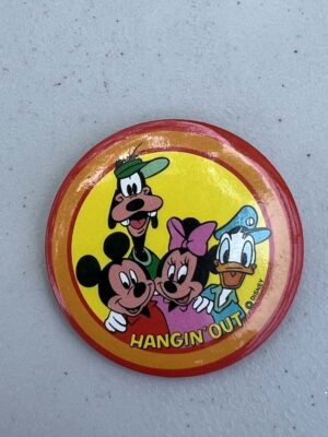 Disney "Hangin' Out" button