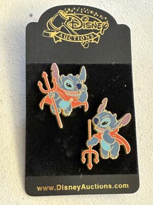 Disney Auctions LE1000 Stitch as Devil two Pin Set