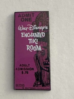 Disneyland Enchanted Tiki Room Admission Ticket Pin LE450