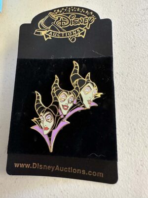 Disney Auction Character Profile Maleficent Pin LE1000